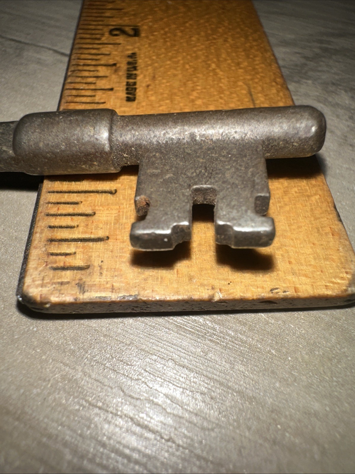 Antique Skeleton Key Solid Barrel 3 inch Approximately. Legit Antique