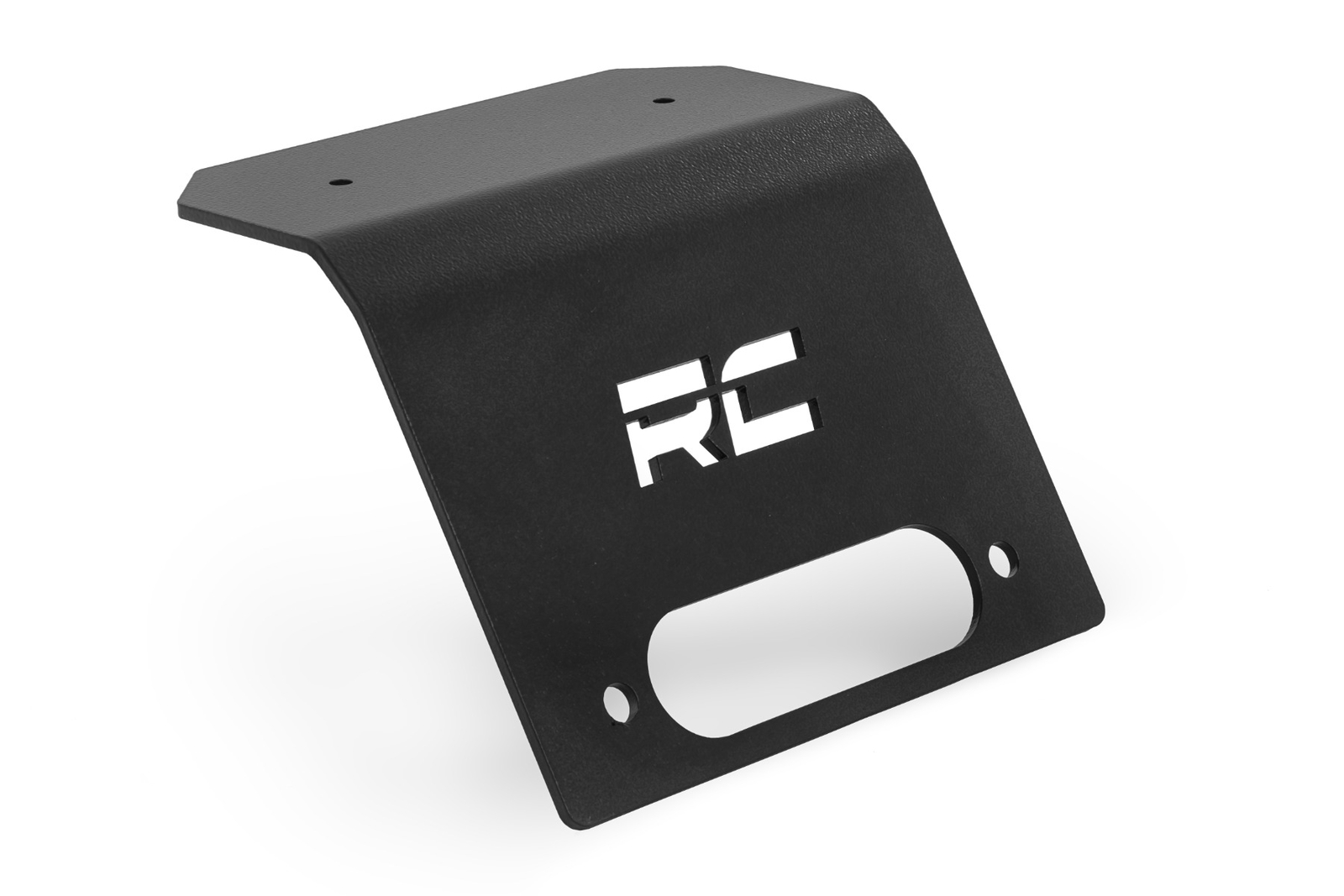 Rough Country 2" Universal Receiver Winch Mount Kit, Black; 99086