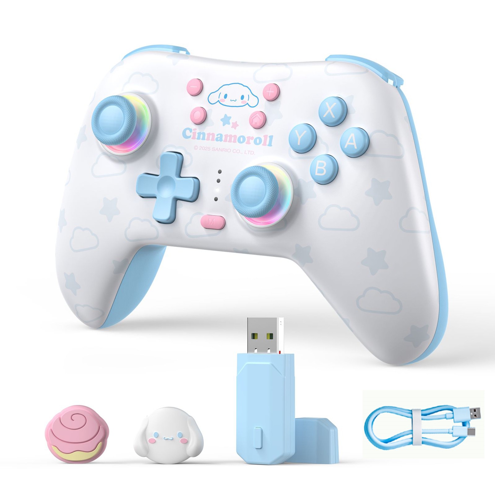 Cartoon Switch Wireless Controller Bluetooth Gamepad for PC/Switch/iOS/Android