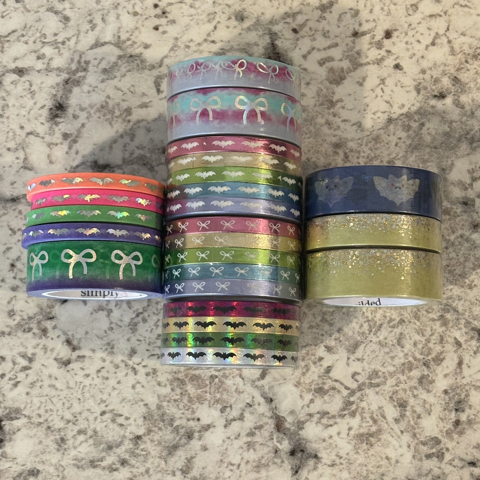 Simply Gilded Halloween Washi Lot 🧡🖤🦇 - NEW & Gently USED Items