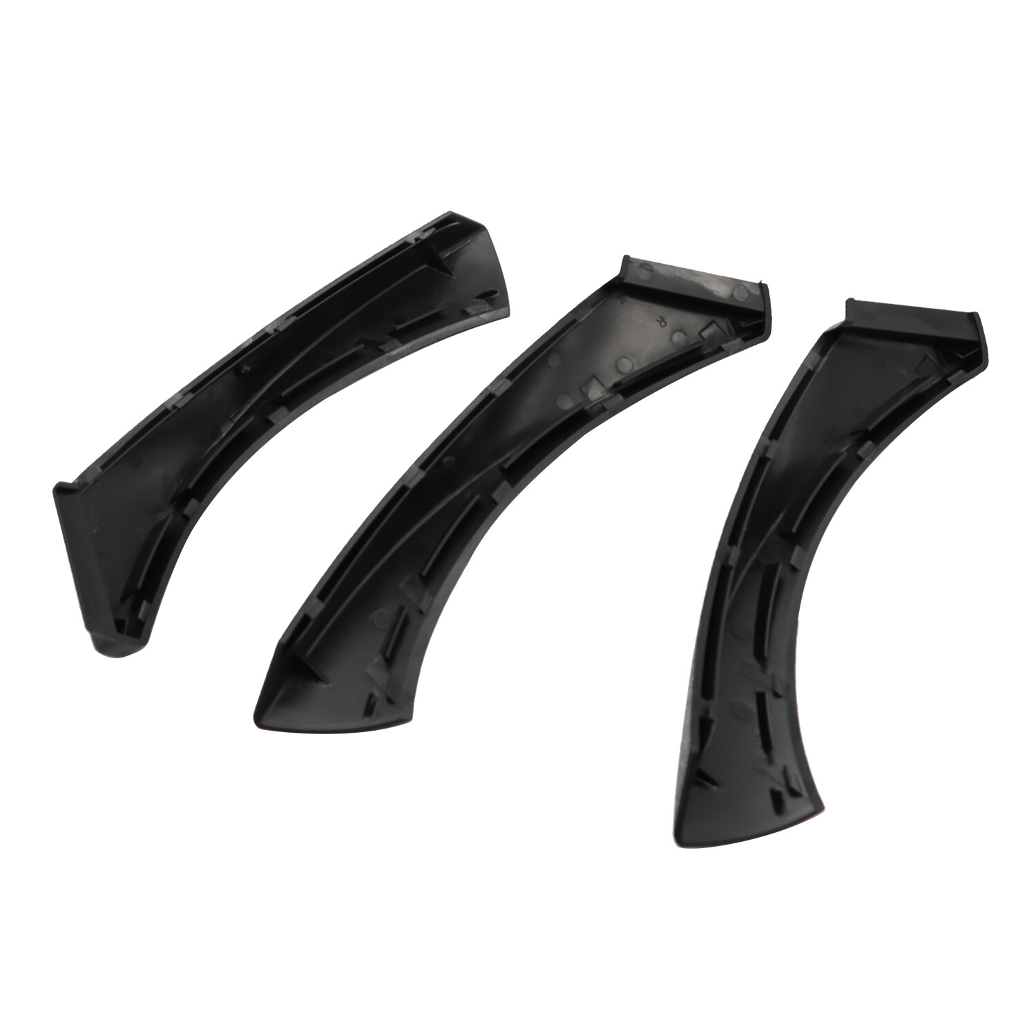 6Pcs Inner Door Panel Handle Pull Interior Trim Cover For BMW E90 06-11 Black