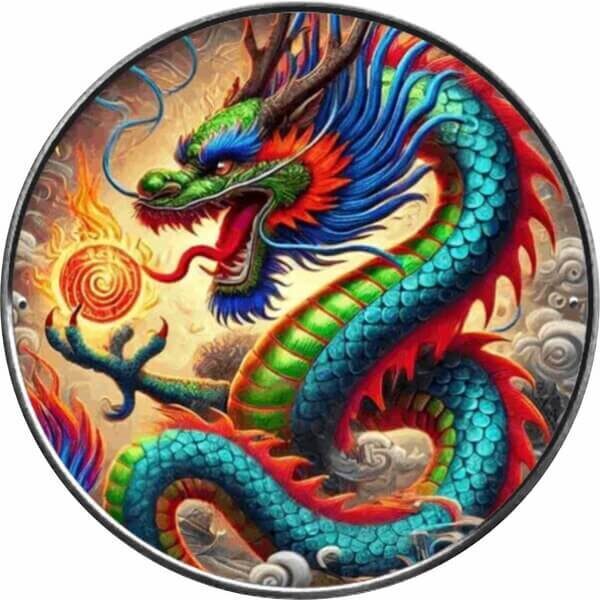 2024 American Eagle Dragon Series Dragon of Light 1 oz Silver Coin