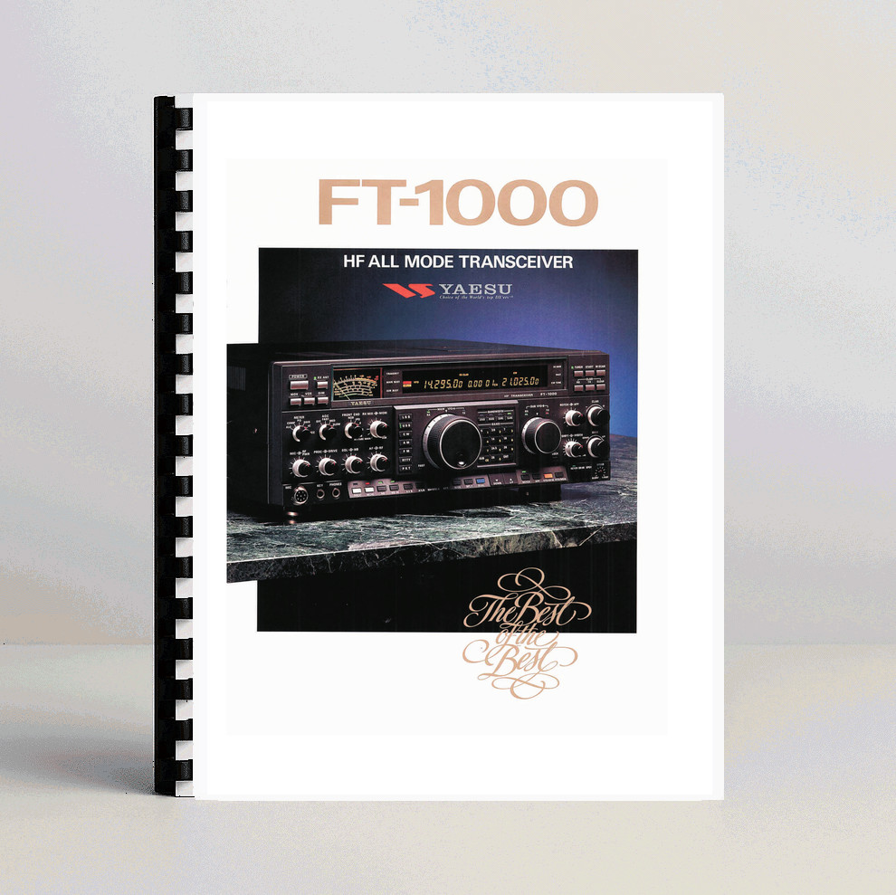 Yaesu FT-1000 Technical Manual