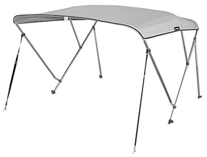 3 Bow 4 Bow Bimini Top Boat Cover,600D Solution Dyed Polyester,2 Support
