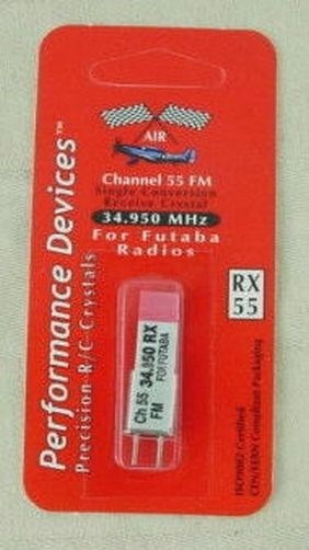 Futaba 35Mhz Channel 55 34.950Mhz Single Conversion FM Receiver Crystal