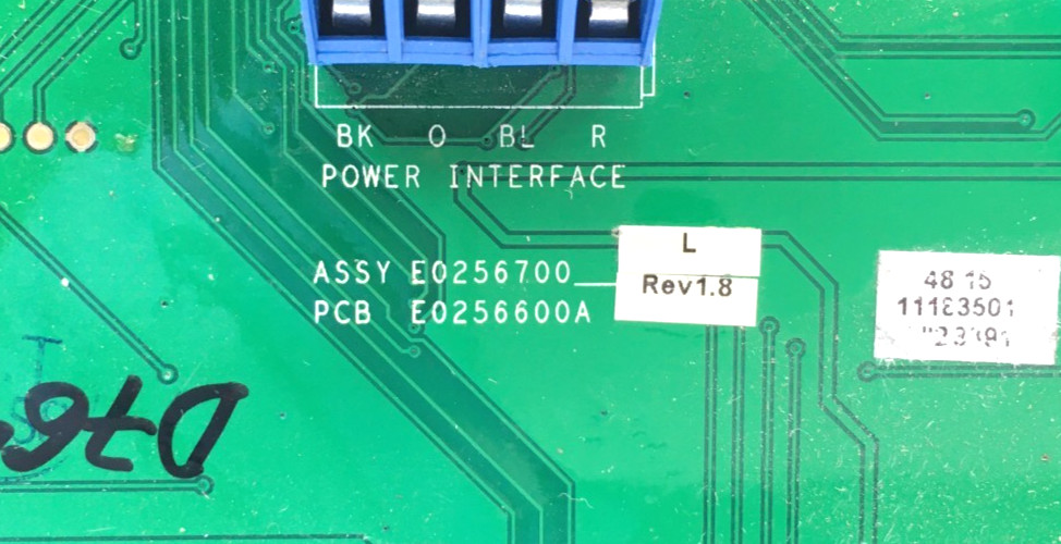 JANDY Pool E0256700 L Control Board E0256600A Rev 1.8 used #D764A