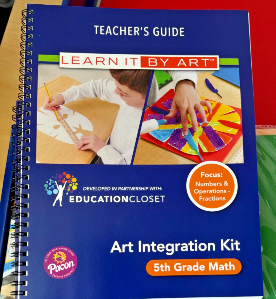 New Learn It By Art 5th Grade Math Geometry Integration Kit Pacon 100108