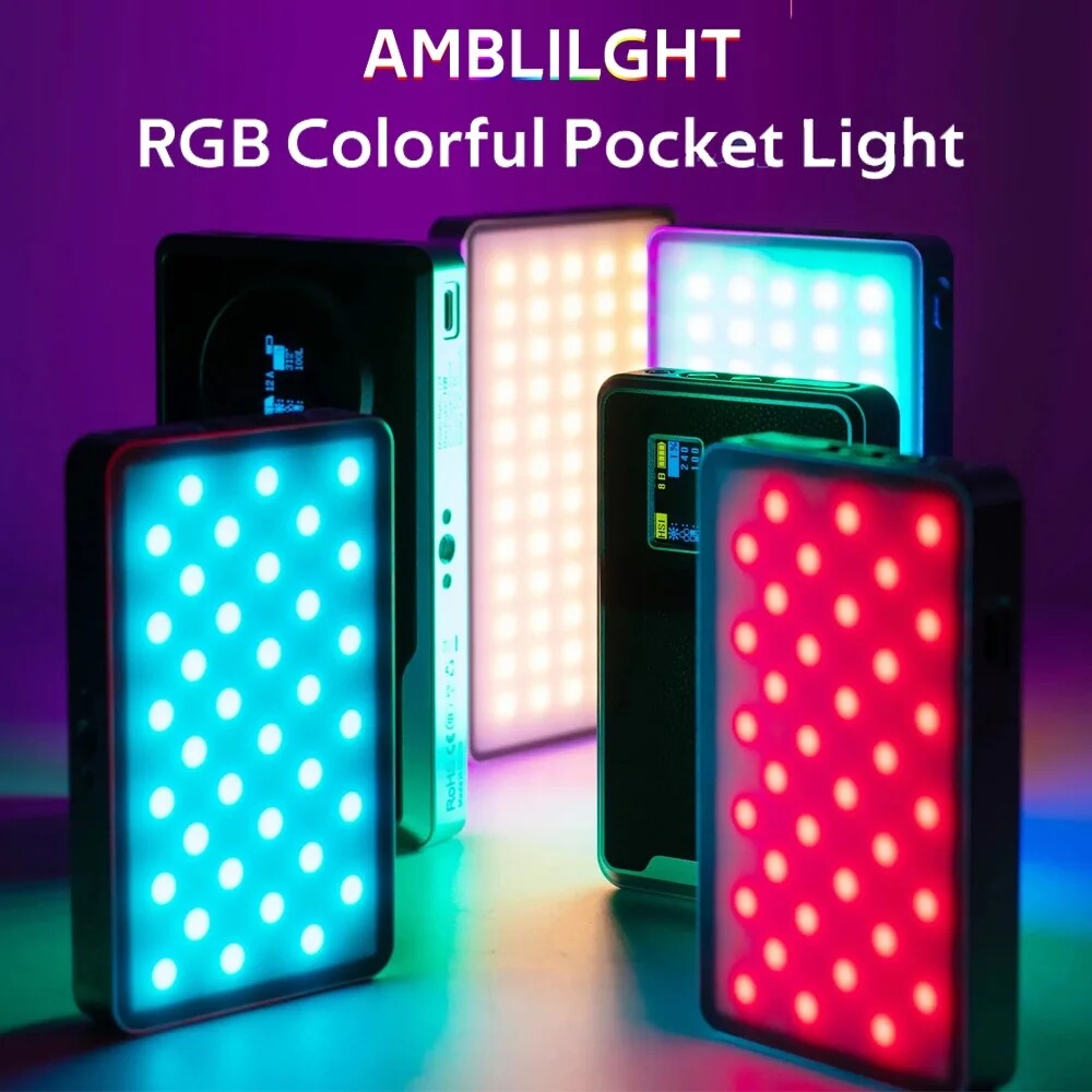 VILTROX Retro 08X RGB Led Video Light Lamp APP Control Photography 2500K-8500K