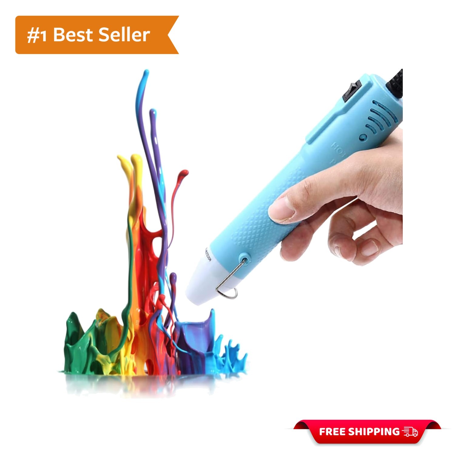 Craft Essentials: Mini Heat Gun with Non-Skid Handle and Over-Heat Protection
