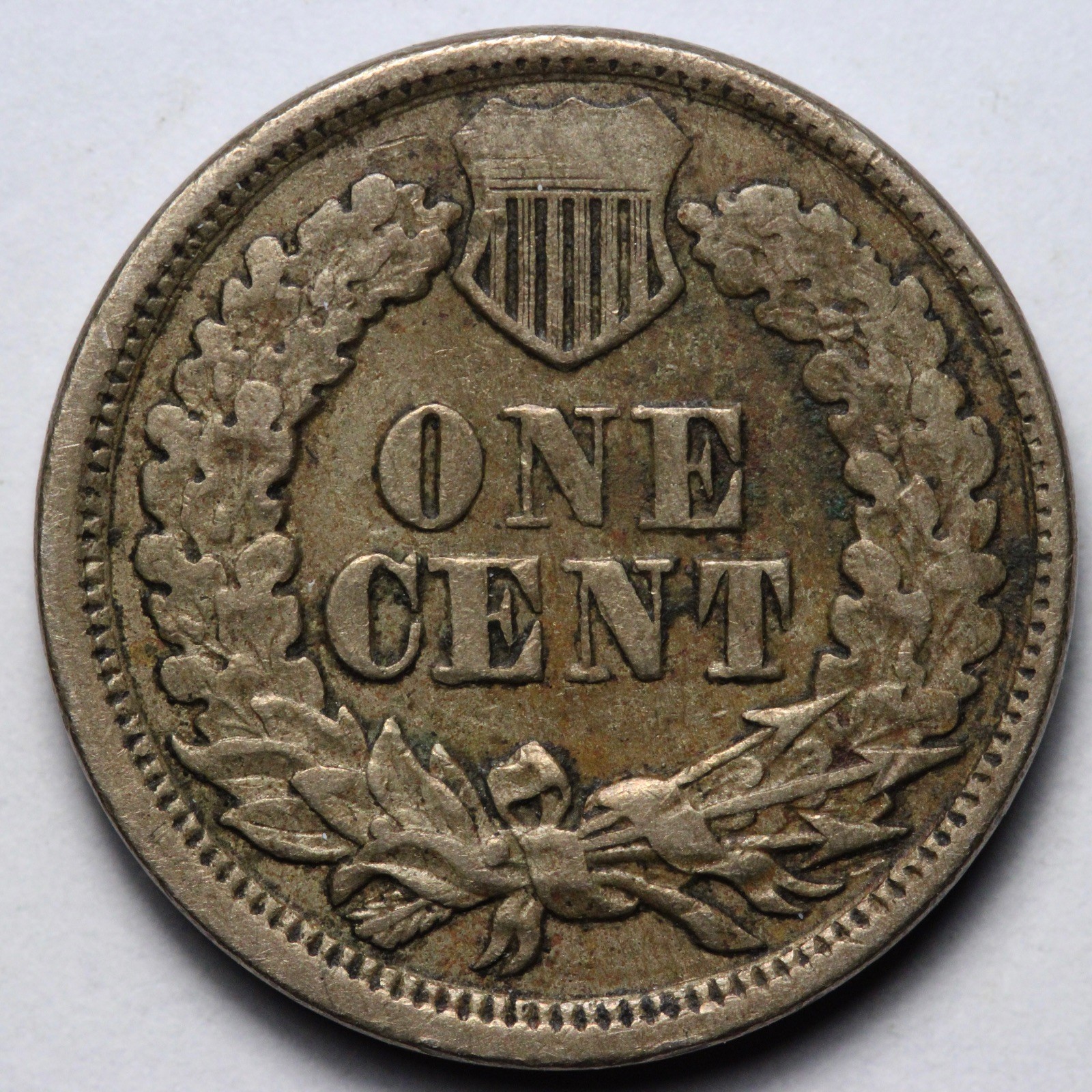 1862 Indian Head Cent Penny XF E147 DJCL