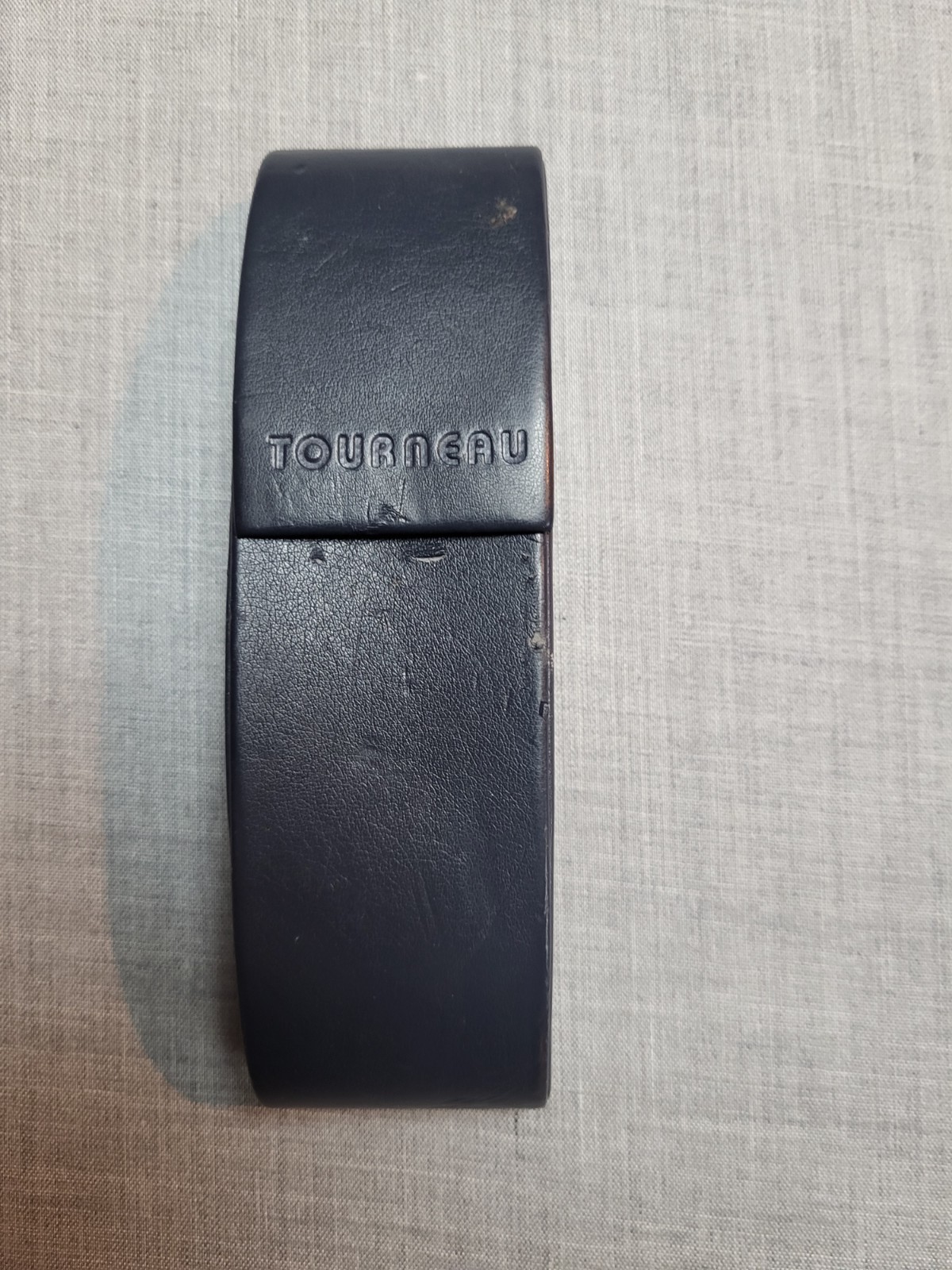 Tourneau Black sunglasses hard case Vintage Used