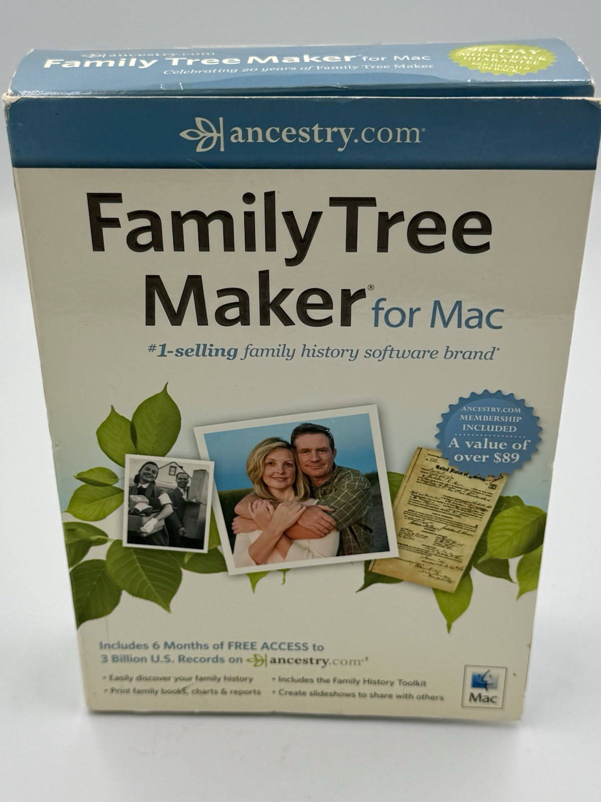 Ancestry Family Tree Maker For Mac 2010 Version Vintage History Brand New In Box