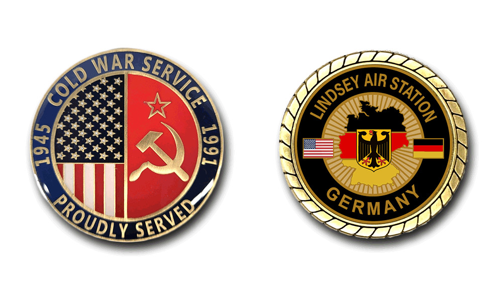 Lindsey Air Station Germany Cold War Veteran Duty Station Challenge Coin