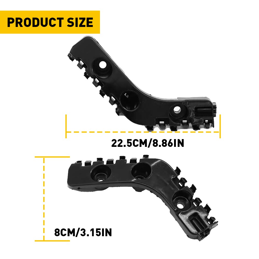 Left & Right Front Bumper Brackets for Jeep 2014-2021 Grand Cherokee EOA