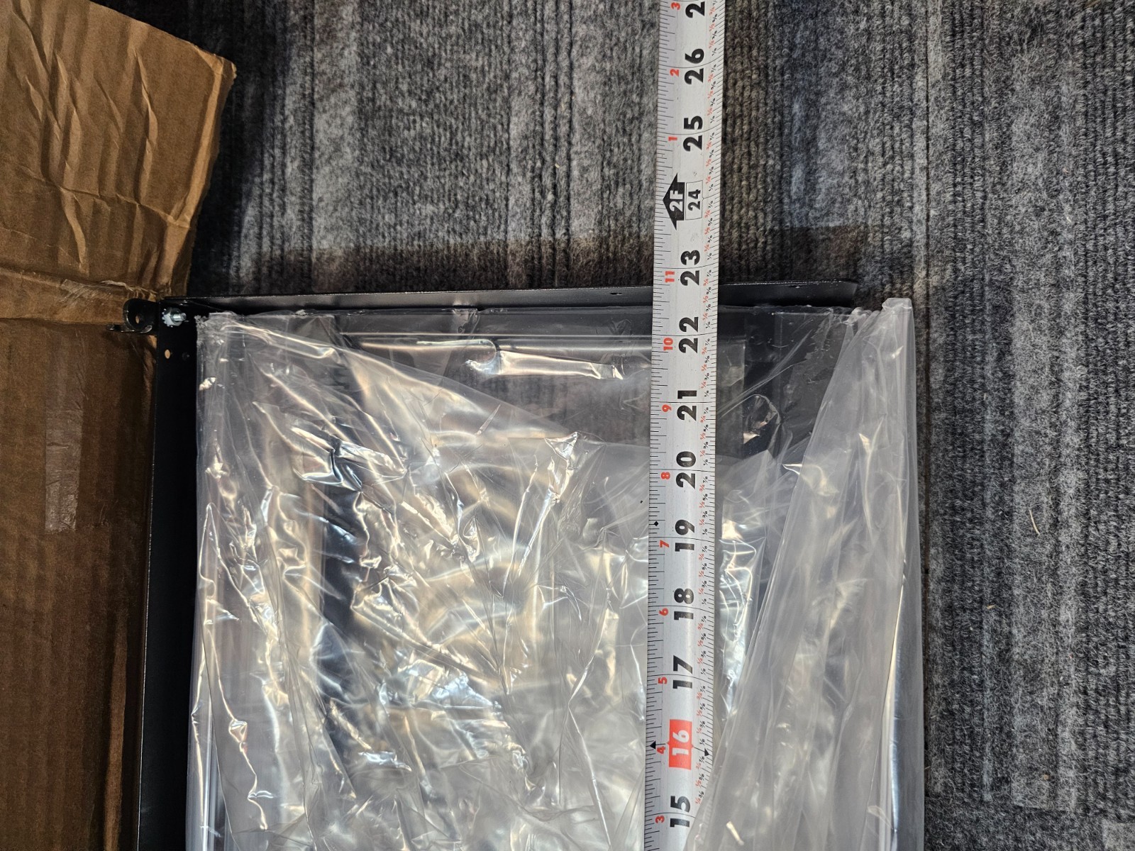 75407382 CFM 2ft Pack Shelf Frame/ Extrusions Black *PICTURED ITEM ONLY*