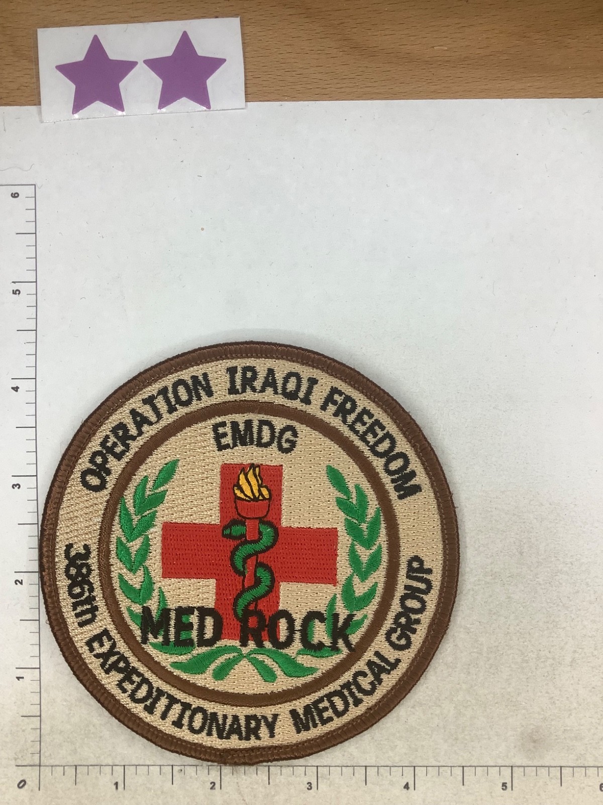 USAF OPERATION IRAQI FREEDOM MED RCK SQUADRON PATCH