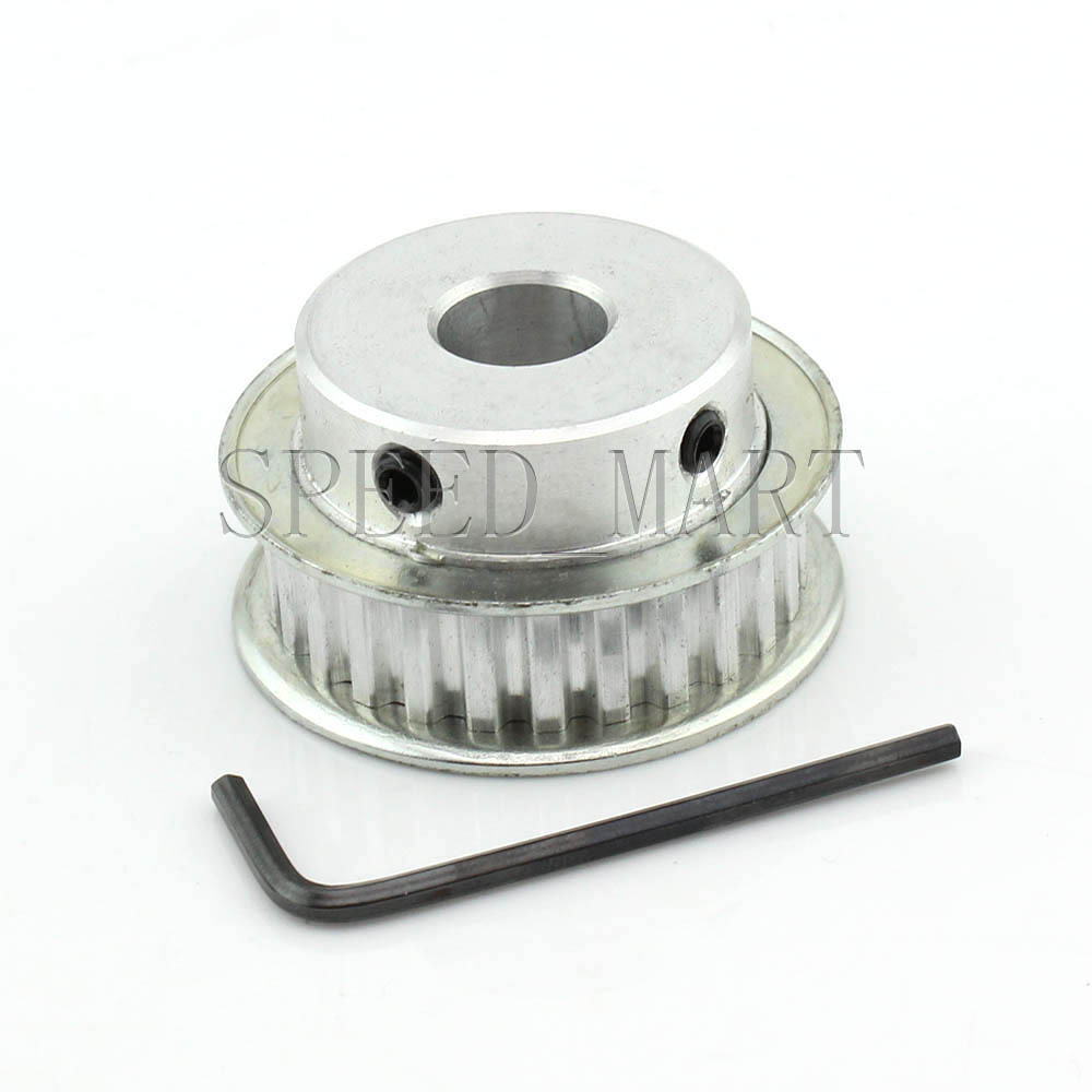 XL Type XL26T Aluminum Timing Belt Pulley 26 Teeth 12.7mm Bore for Stepper Motor