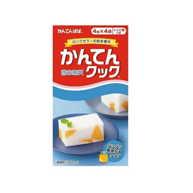 Japanese Inu Shokuhin Kanten Cook Agar Agar Powder (4g x 4 Packs) Made in Japan