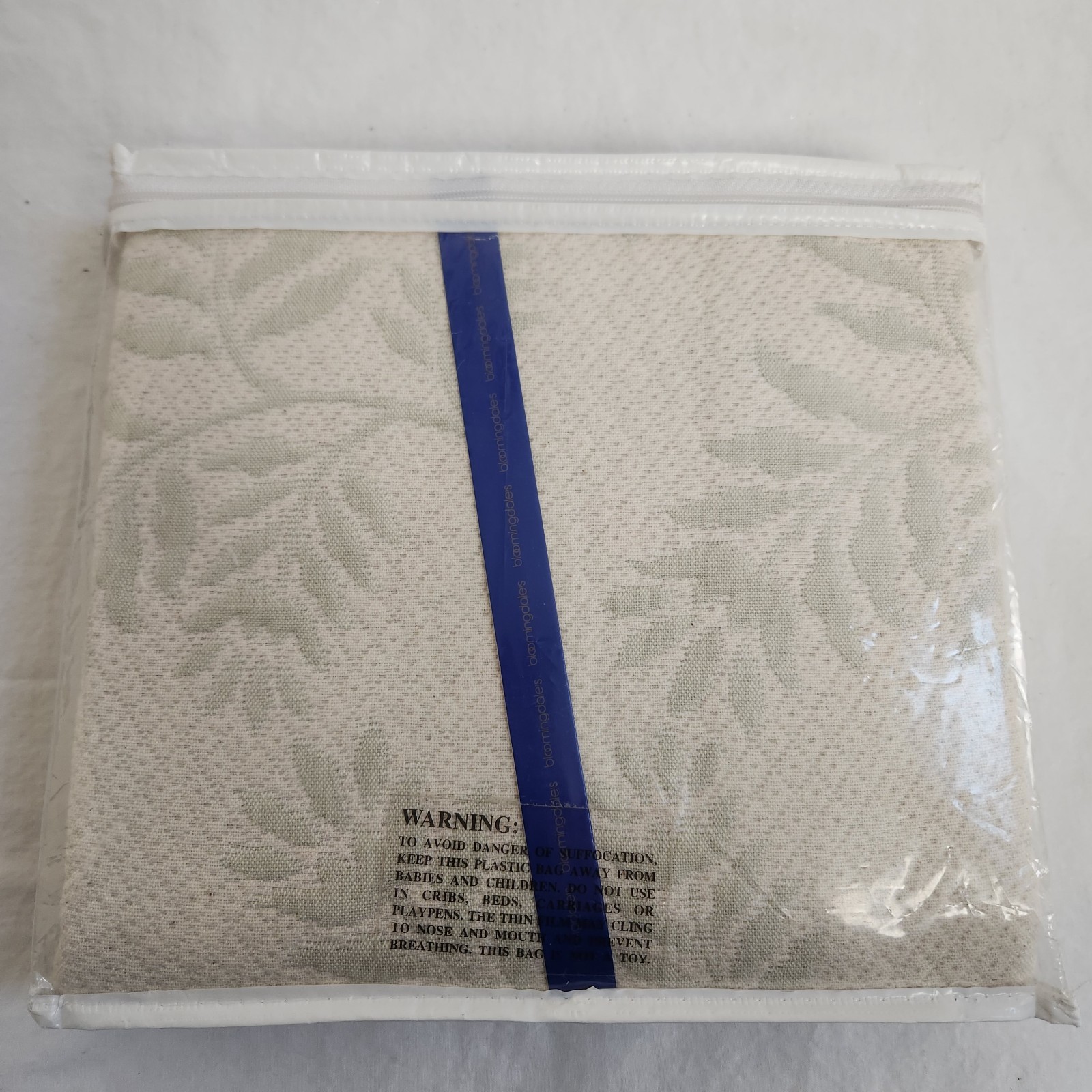 NEW Bloomingdale's Empire Home Fern Cotton Standard Pillow Sham Jade Green Leaf