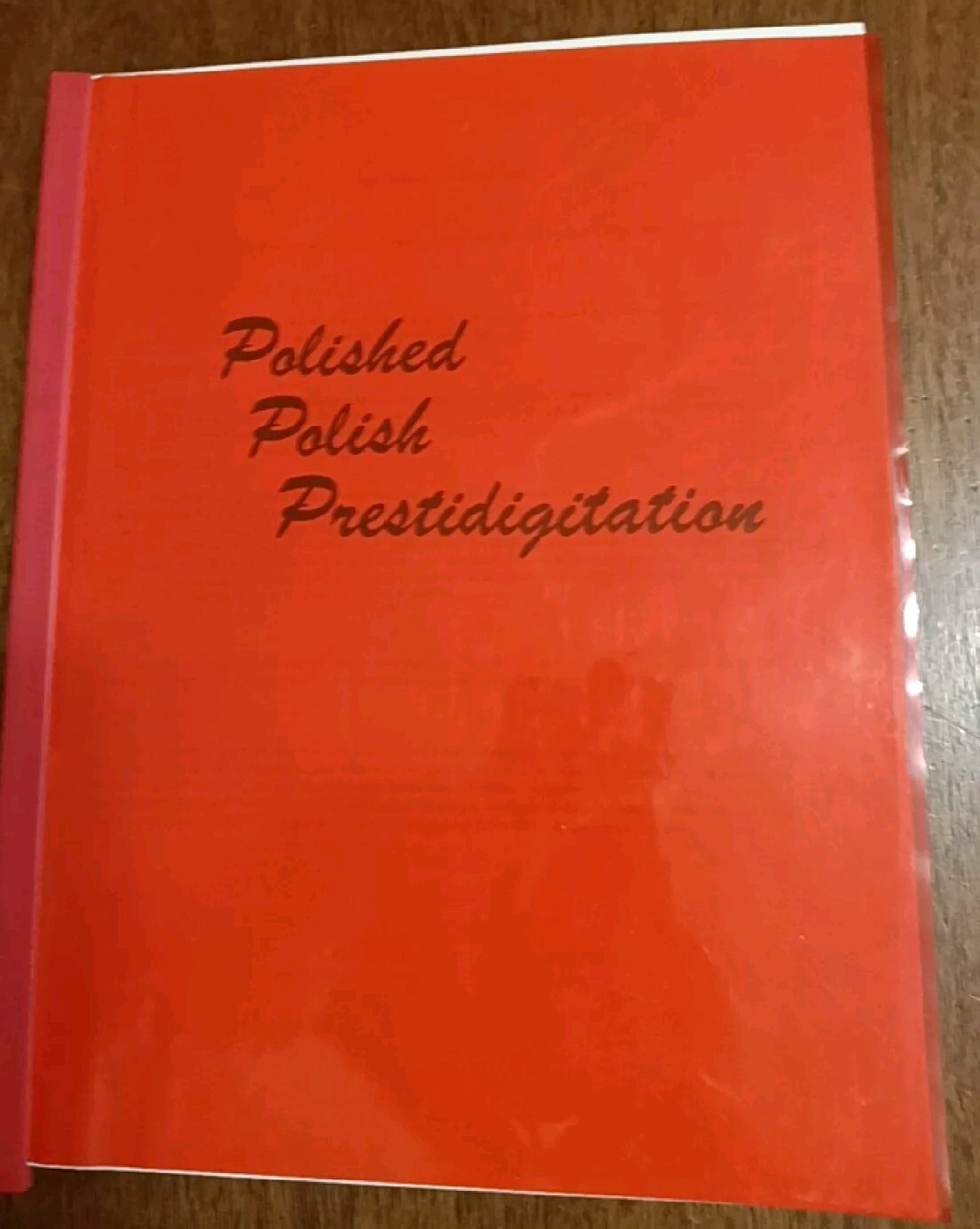 Polished Polish Prestidigitation; Thompson, John - Jeff Busby - VTG Magic Book