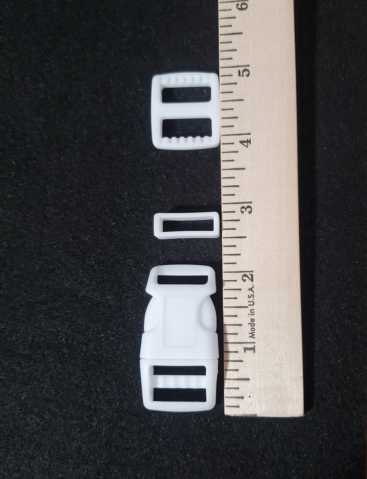 10 Set 6/8 Inch Flat Dual Adjustable Plastic Quick Side Release Plastic Buckle