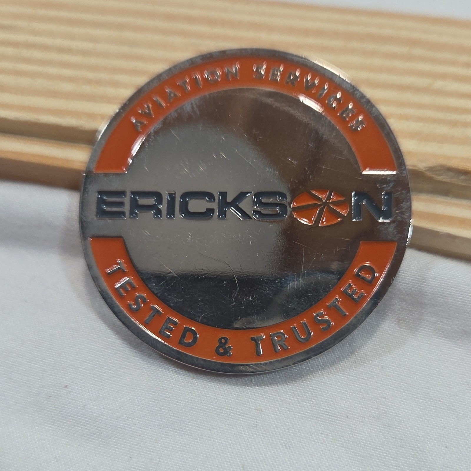 Erickson Aviation Tested & Trusted Challenge Coin Original Militaria Theme