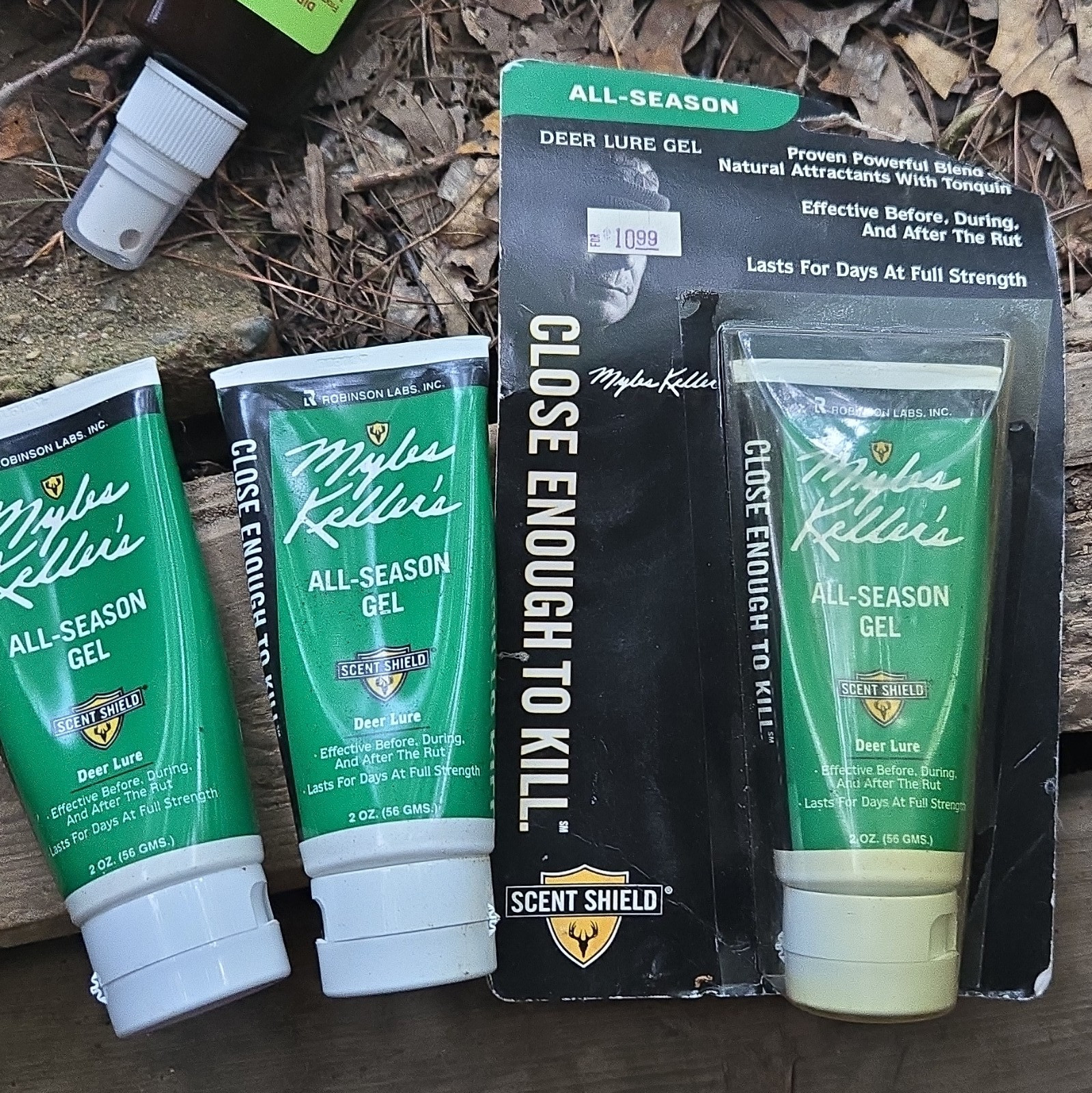 Scent Shield All-Season Gel Deer Lure/Attractant 2 oz Green/White D099
