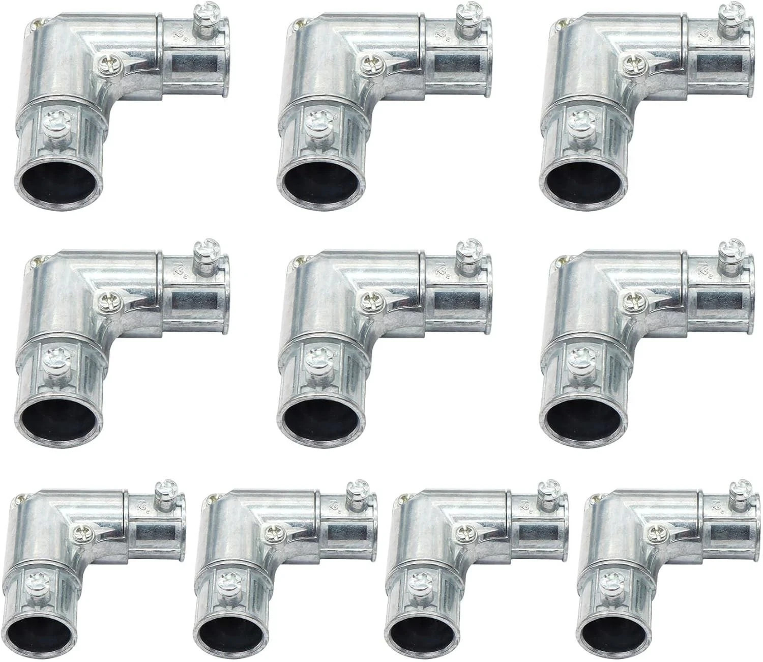 10 Pieces 1/2 Inch EMT to EMT 90 Degree Inside Corner Pulling Elbows, Electrical