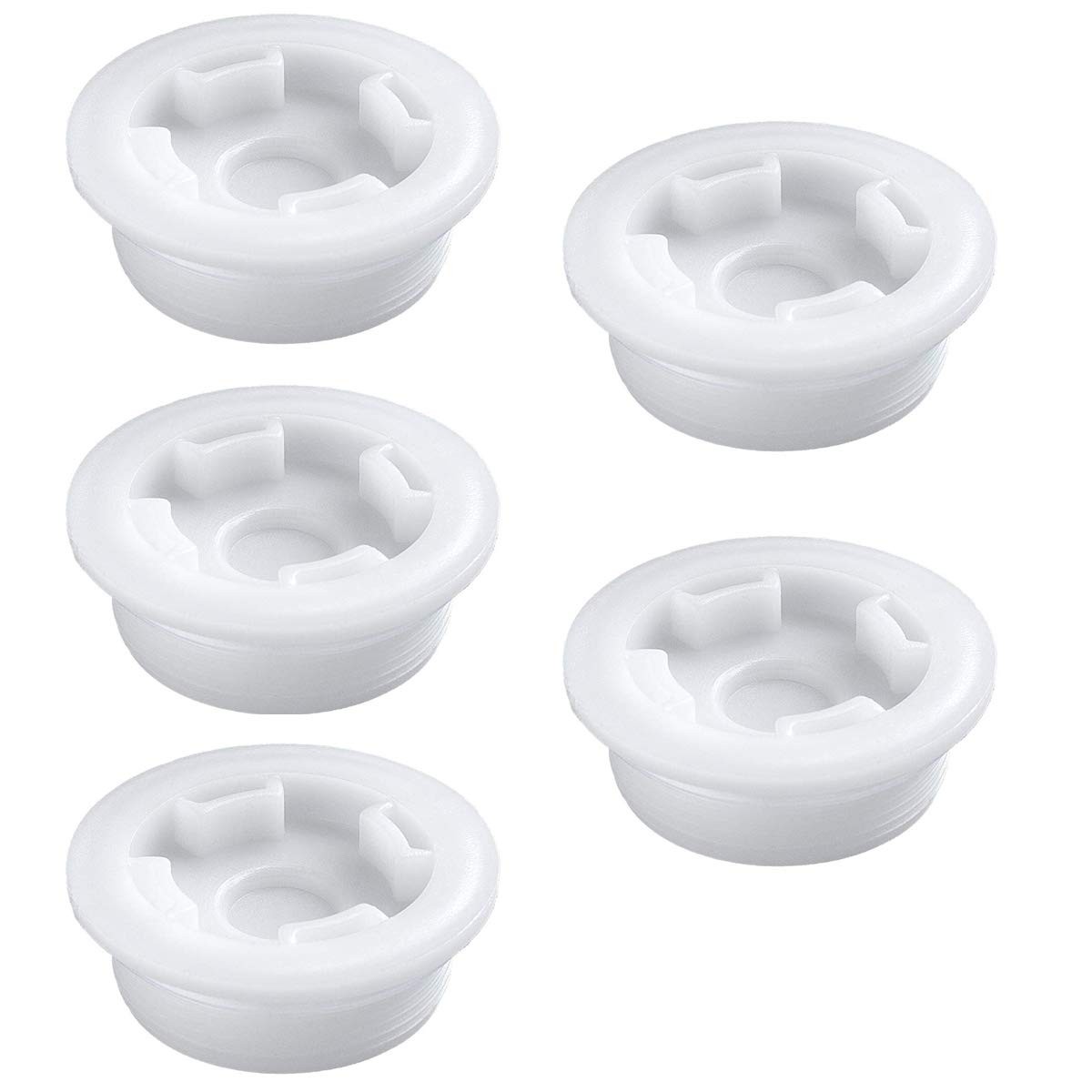 Bung Caps 2 inch Fine Thread for Plastic 55 Gallon Drum with Gasket | 5 Pieces P