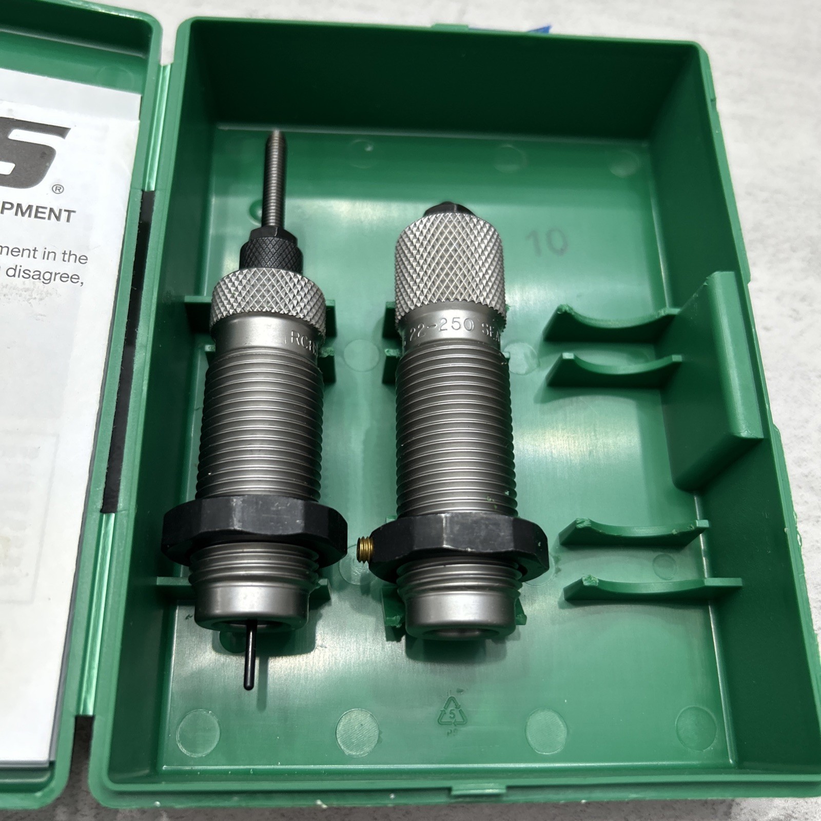 RCBS .22 - 250  F.L DIE SET, GROUP A # 10601