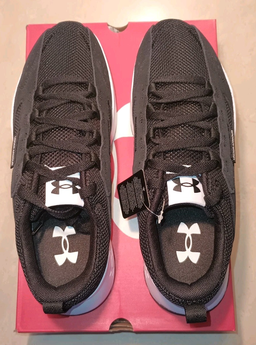 Men's UNDER ARMOUR - Street Mirage Athletic Shoes, Blk/Wht - SZ 10, NIB $70 MSRP