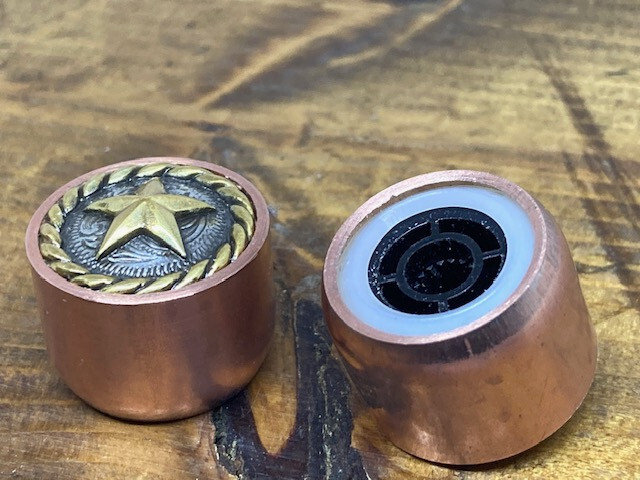 Texas Ranger rope edge guitar volume and tone control knobs knobs.