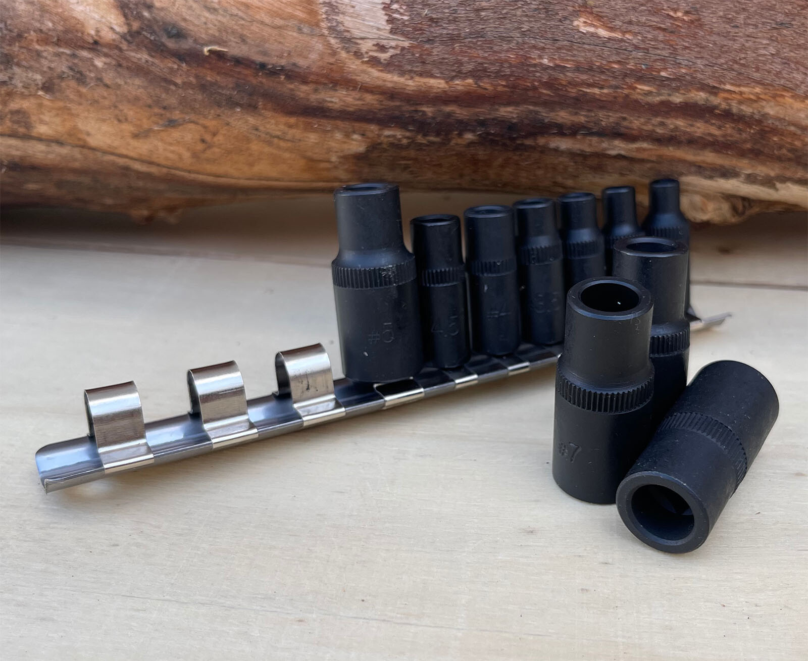 10pc Thread Repair Tap Socket Set Holder Square Sockets 1/4 & 3/8 Dr. M1.5- M14