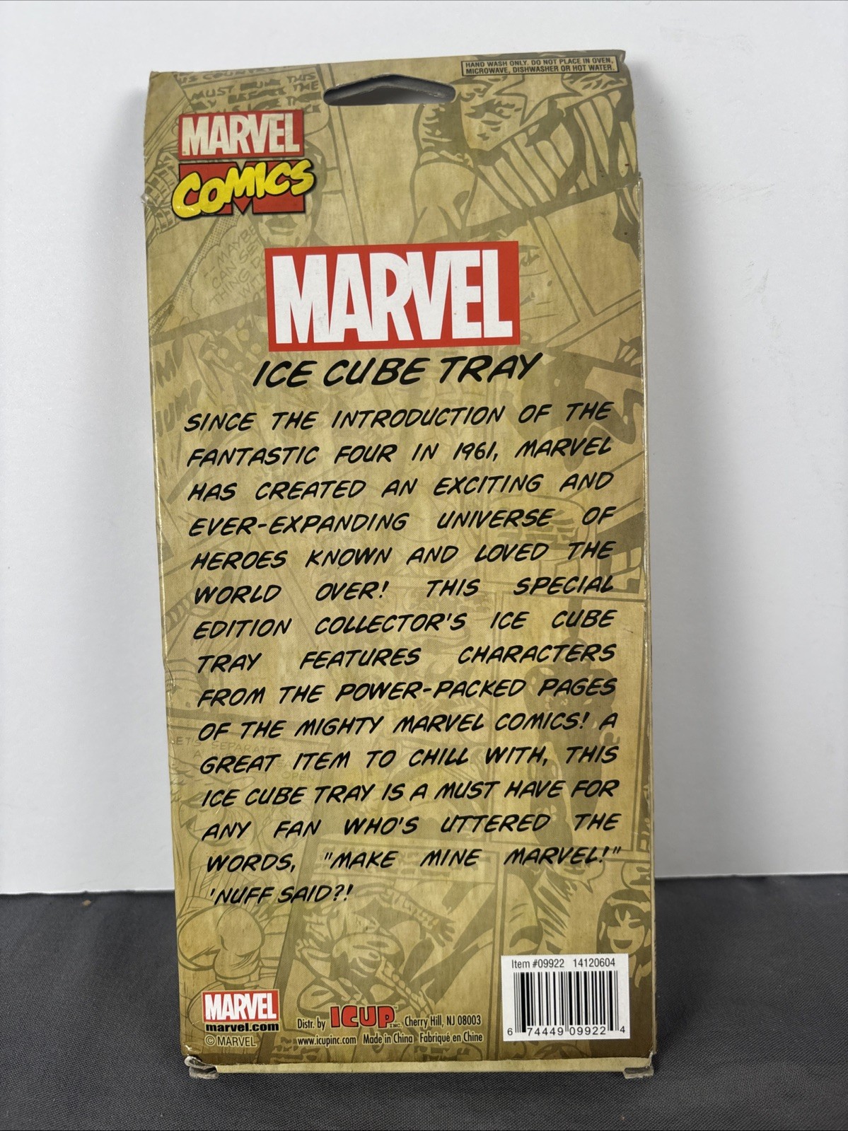 Marvel Comics Silicone Ice Cube Tray