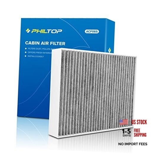 Cabin Air Filter w/Activated Carbon - Compatible with 7.8" x 9.8" x 1.6"