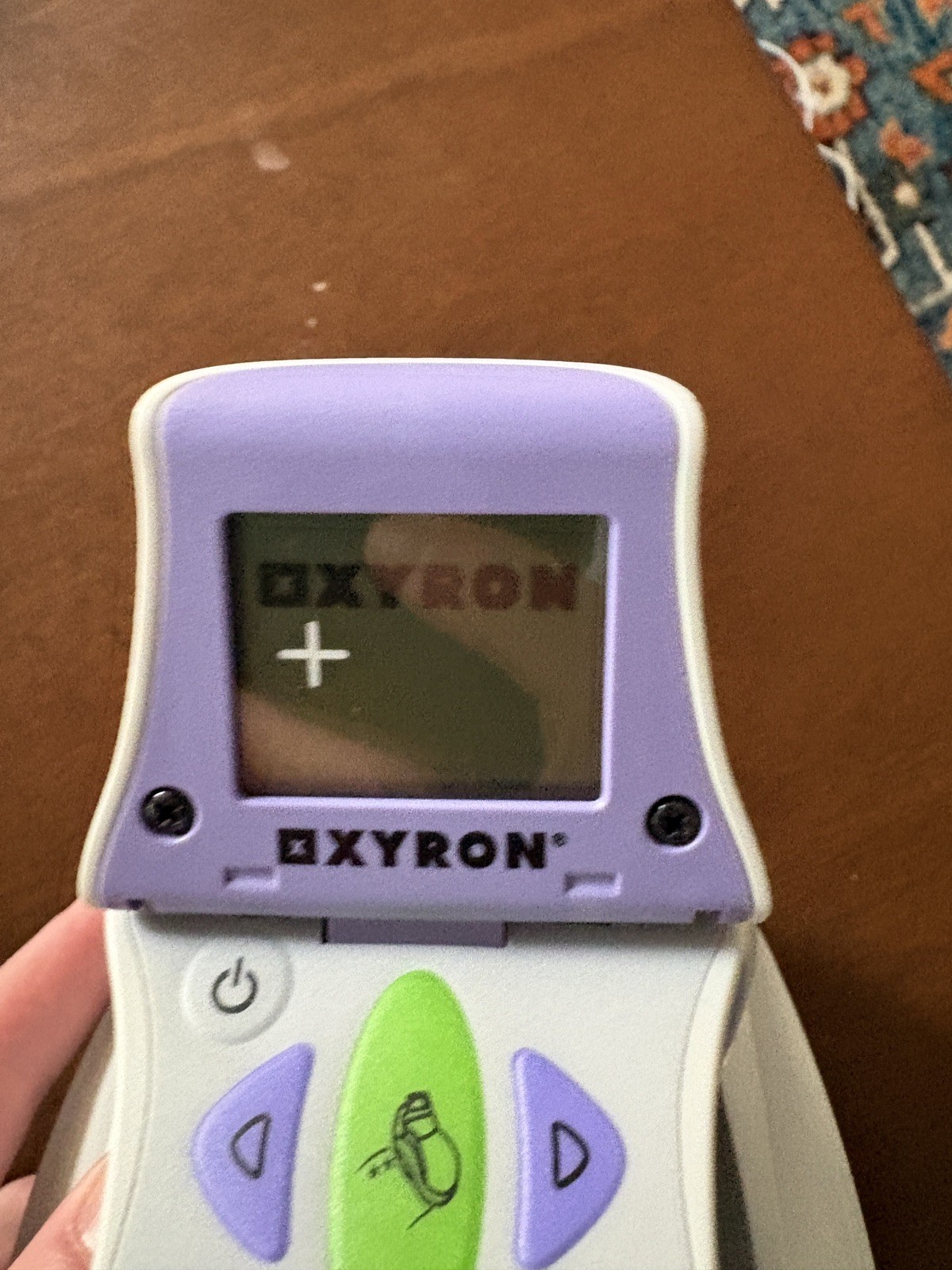 Xyron Design Runner Cordless Handheld Printer w Base & Disc Maker used