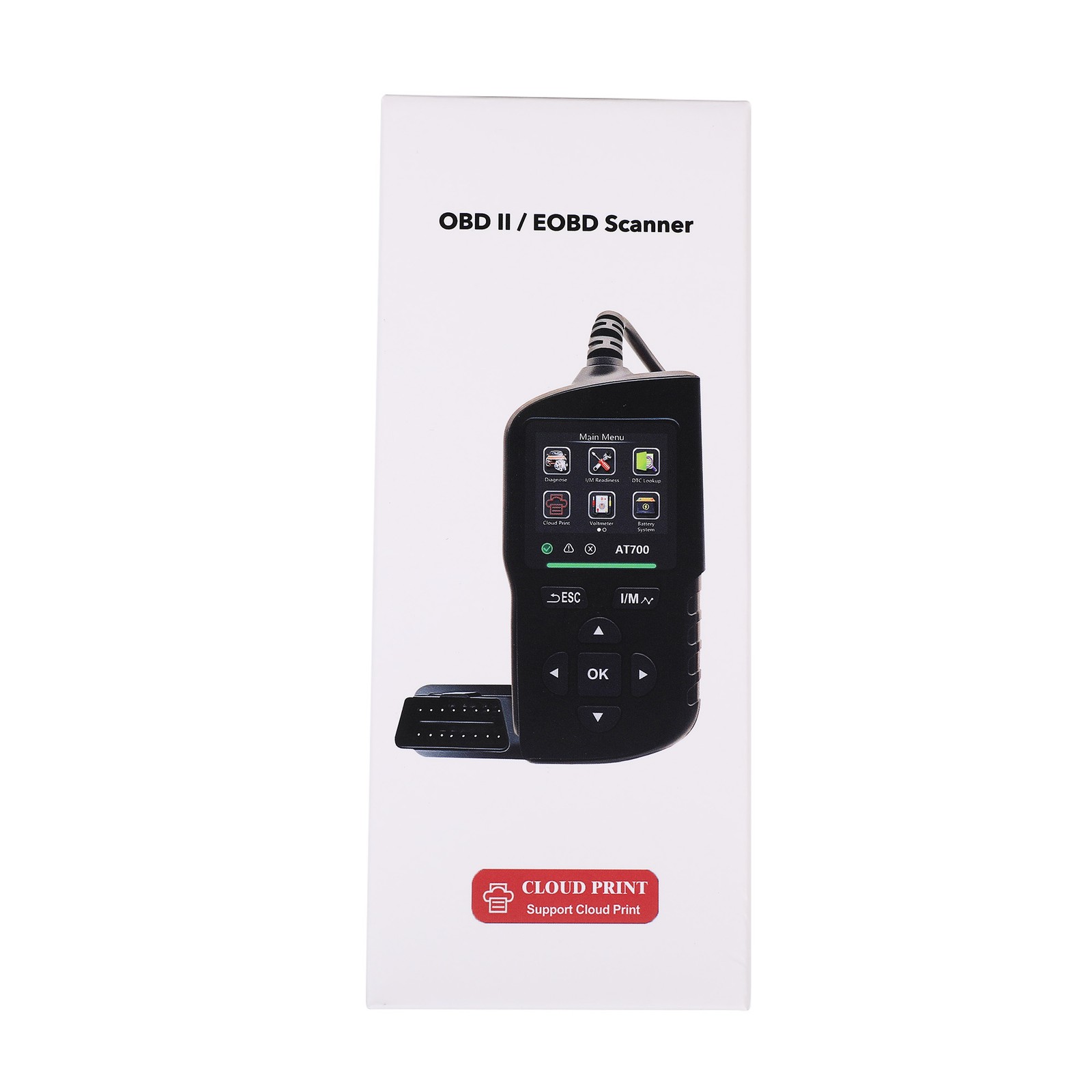 For AT700 Plus Bidirectional SRS Bleeding Oil OBD2 Diagnostic Scanner