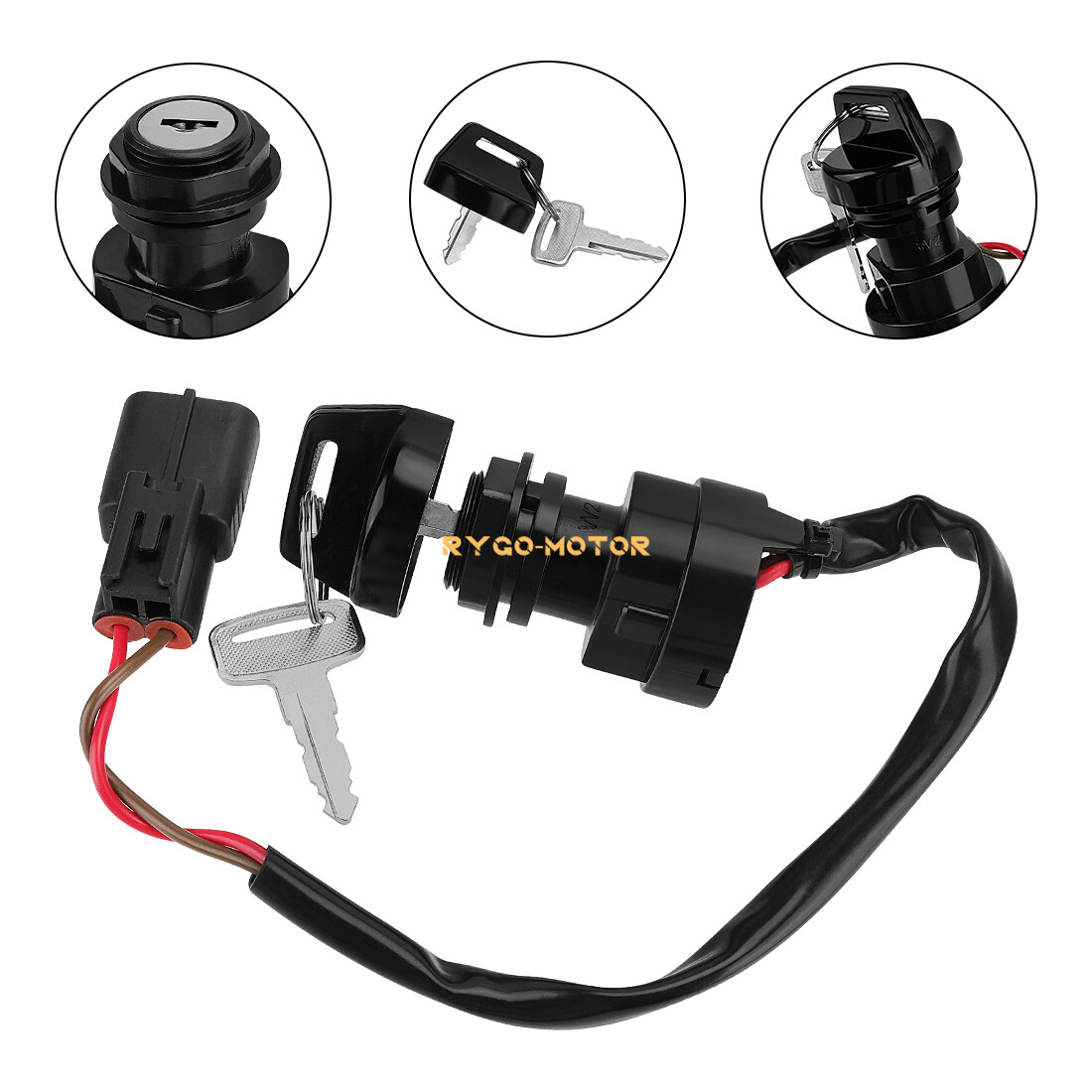 Ignition Key Switch for Yamaha Grizzly 700 Raptor 700/700R YFM700 YFM700R