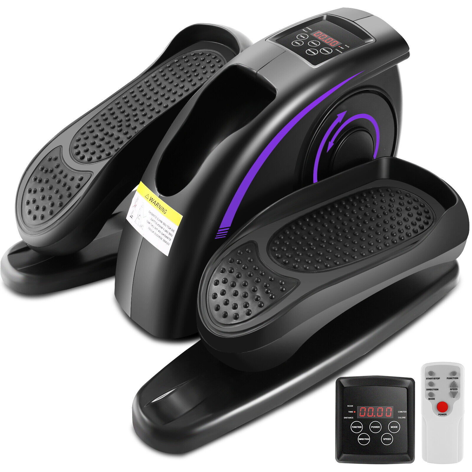 Electric Foot Pedal Exerciser Elliptical Machine Bike Trainer Cardio LCD 213