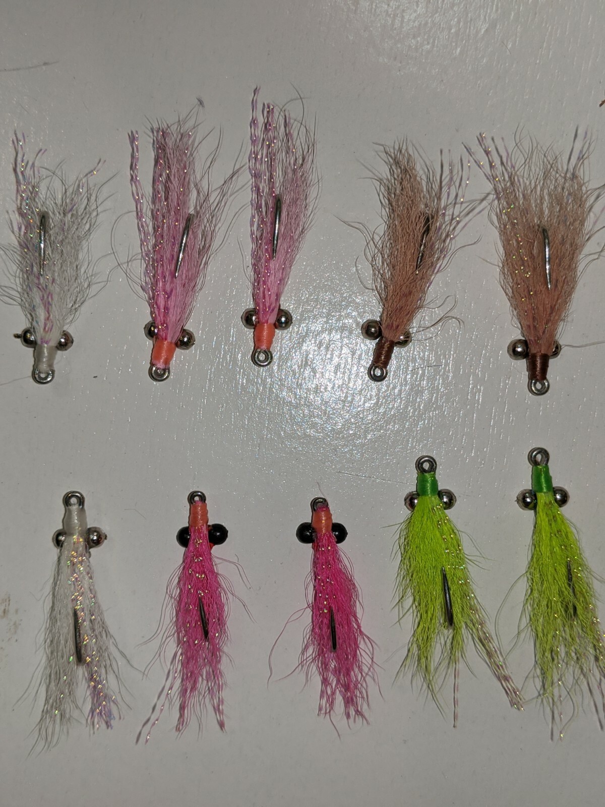 #4 Crazy Charlie Assortment 10 Ea Assorted Colors Bonefish Redfish saltwater fly