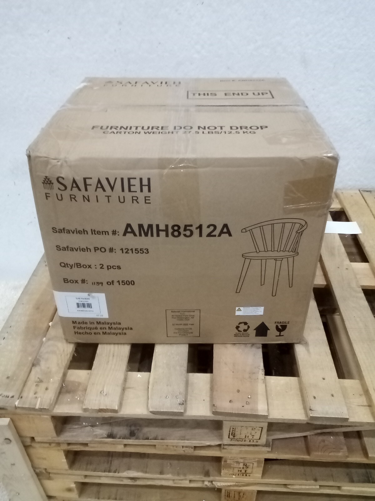 Safavieh Curved Spindle Side Chair, Reduced Price 2172721412 AMH8512A