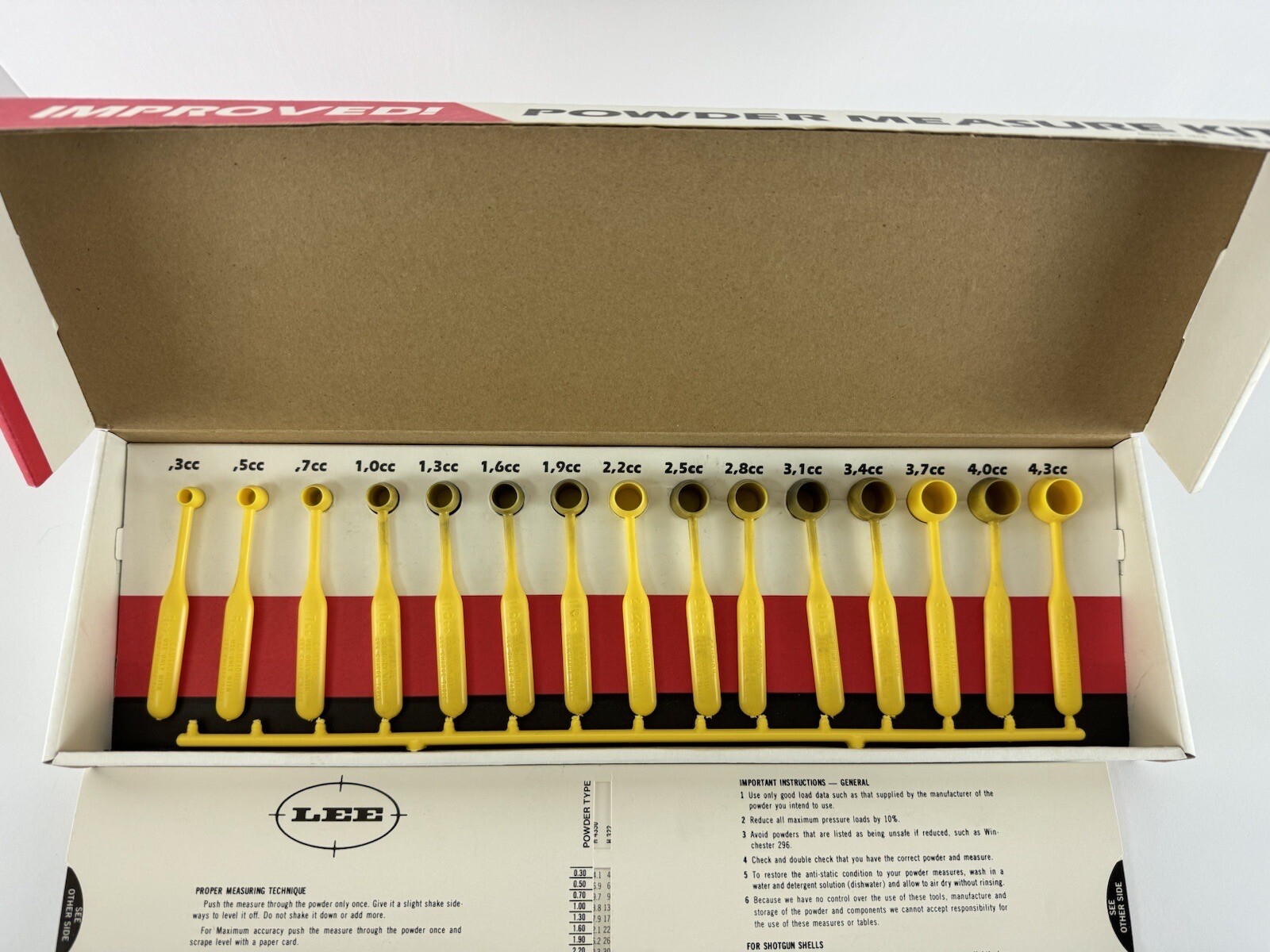 Reloading Lee Powder Measure Kit #90100 Used