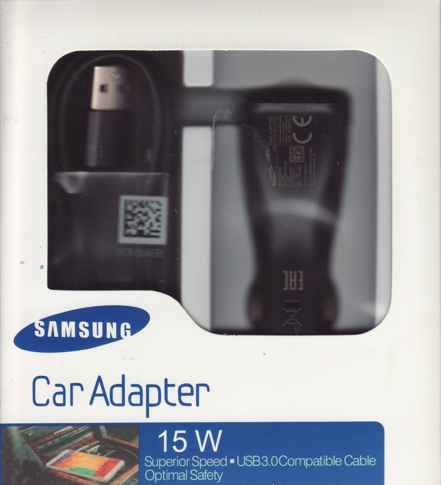Samsung Car Adapter Charger Micro-USB 3.0 Compatible Cable (2017) New Boxed