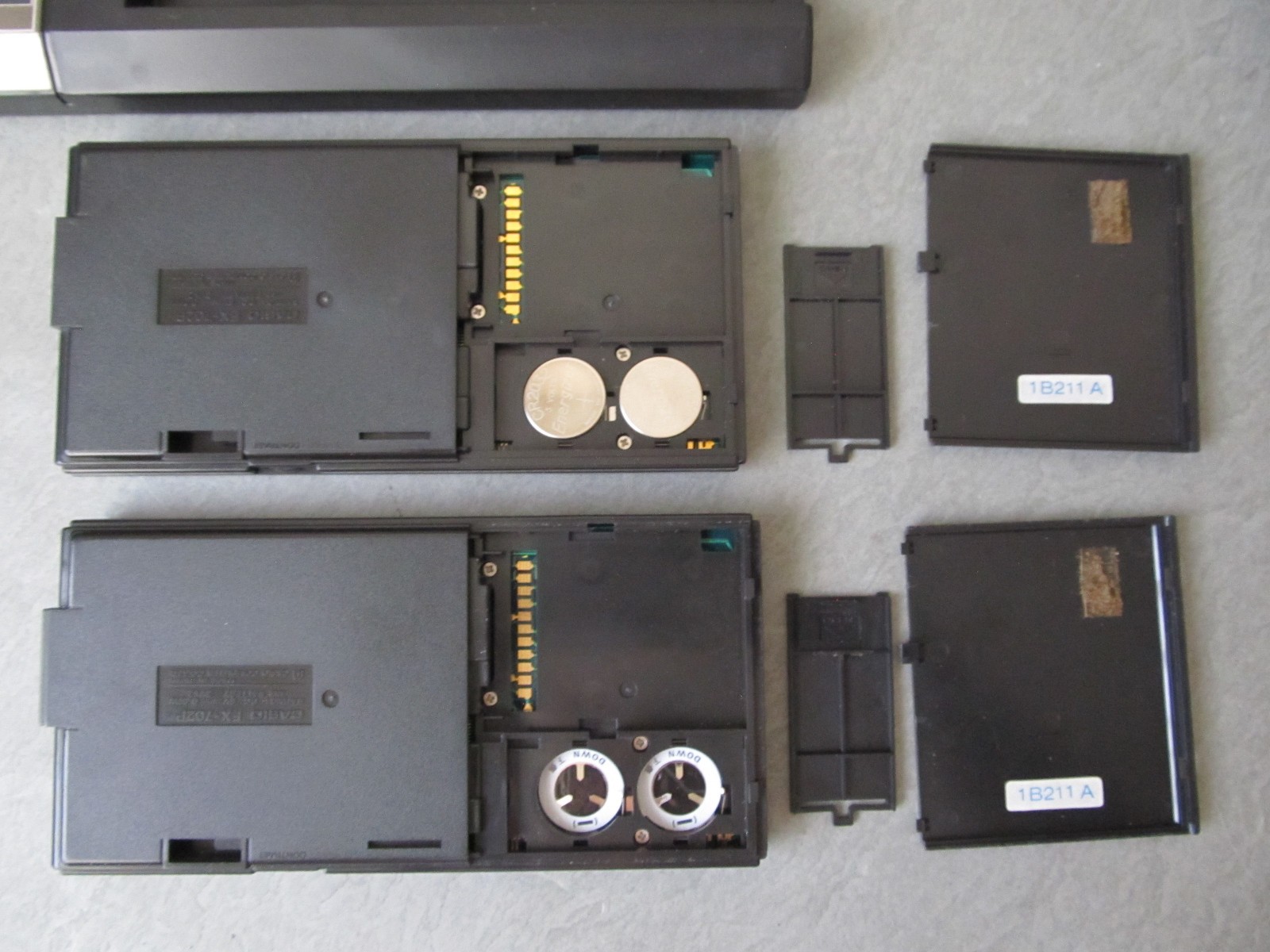 2x Casio FX-702P Programmable Calculator w/FA-2 Cassette Interface & FP-10 Print