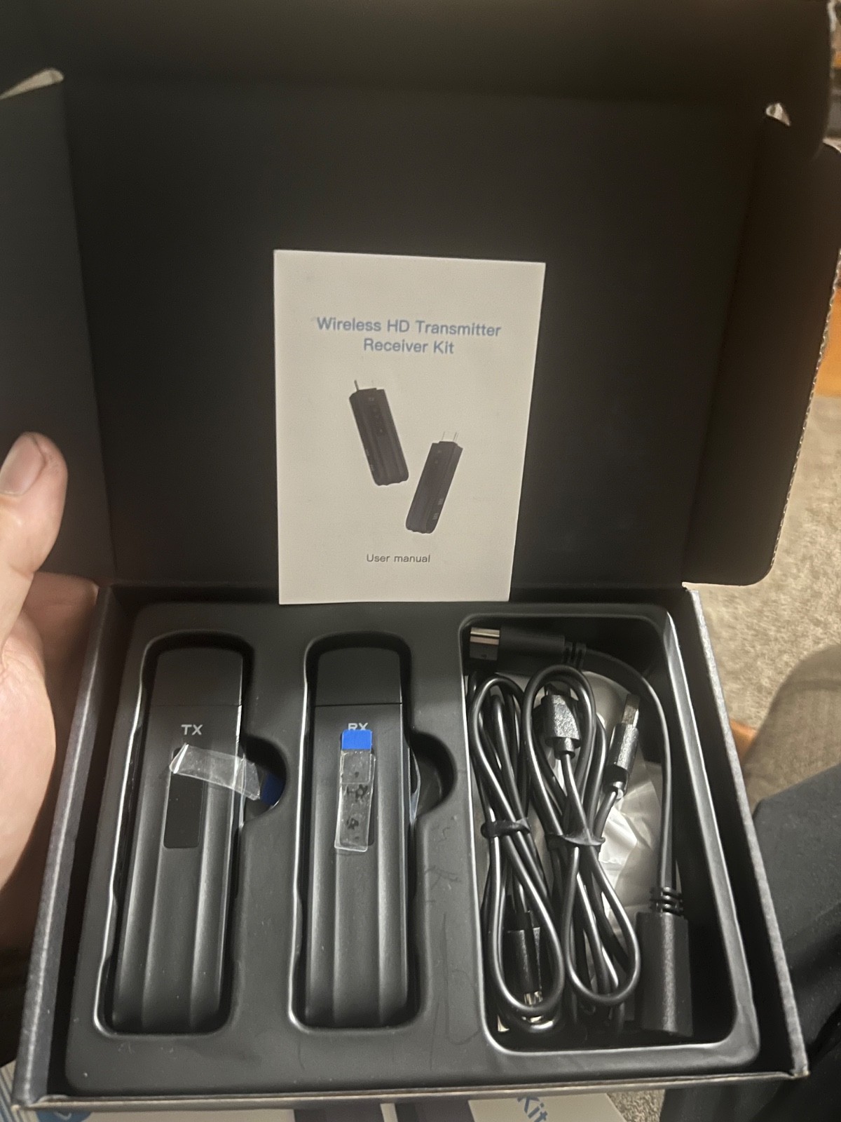 Wireless HD Transmitter Receiver Kit open box