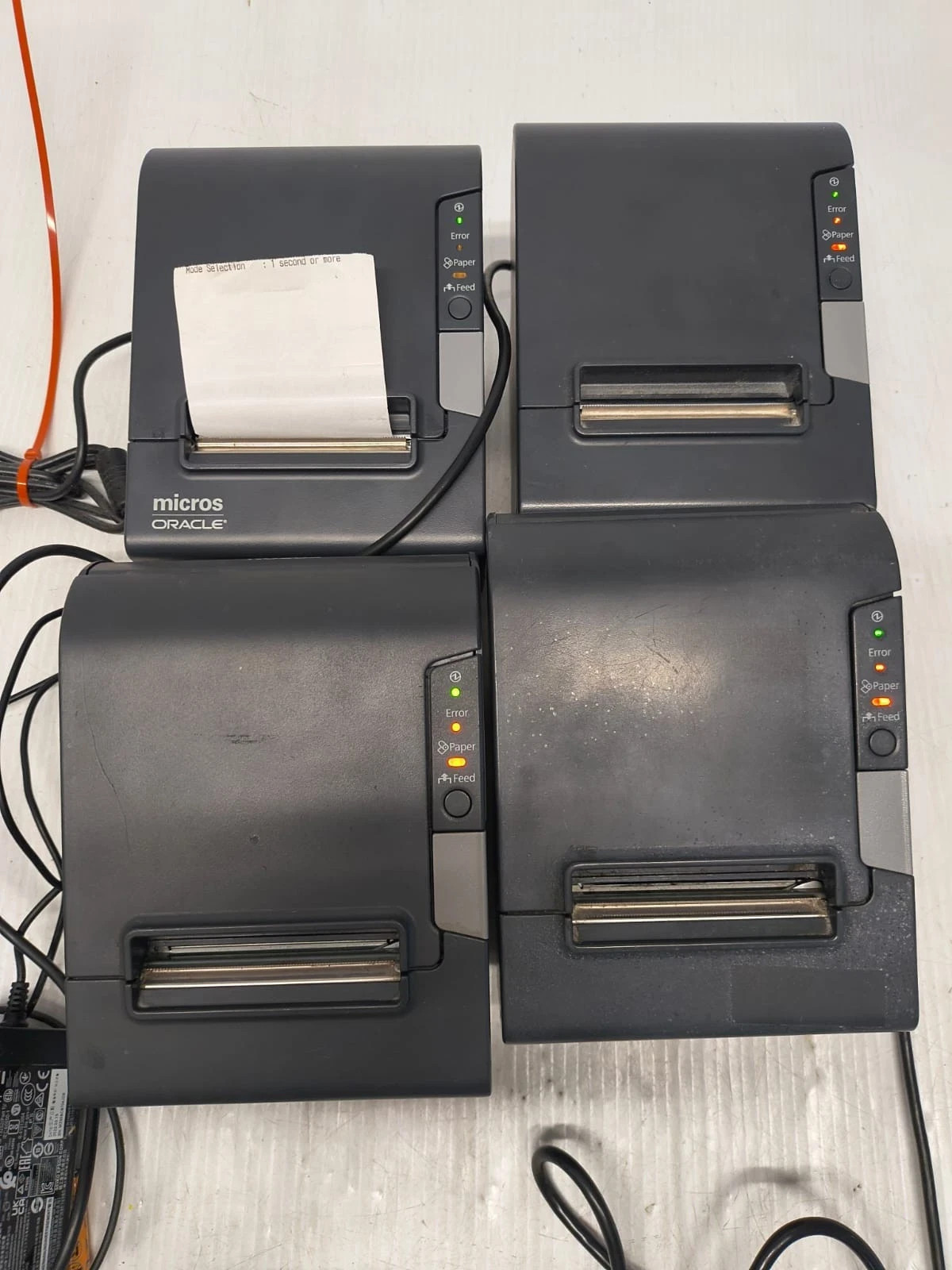 Lot 4 Epson Micros TM-T88V M244A PoS Parallel Thermal Receipt Printer