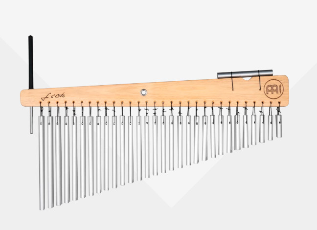 Meinl Artist Series Luis Conte Chimes 60 bars, Double Row Natural Wood