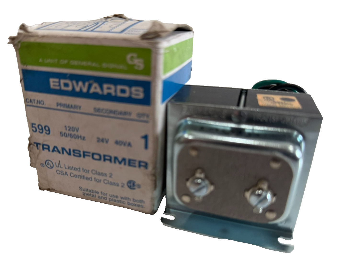 NEW EDWARDS SIGNALING 599 TRANSFORMER 120V 50/60HZ