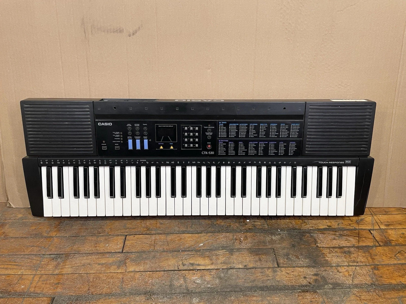 Casio CTK-530 Electronic Keyboard - No Power Adapter