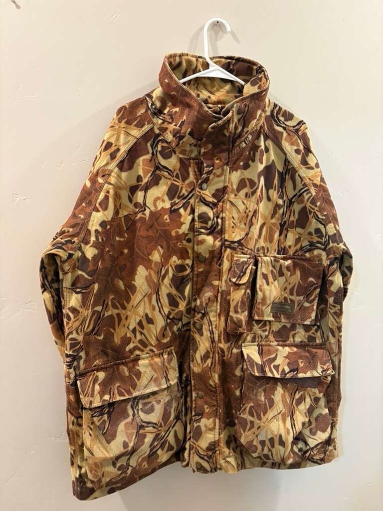 Vintage GameHide Flyway Camo Camouflage Hunting Jacket Coat Men’s Size Large